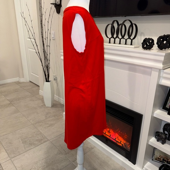 Athleta Red Midi Dress Size Medium - Picture 4 of 9